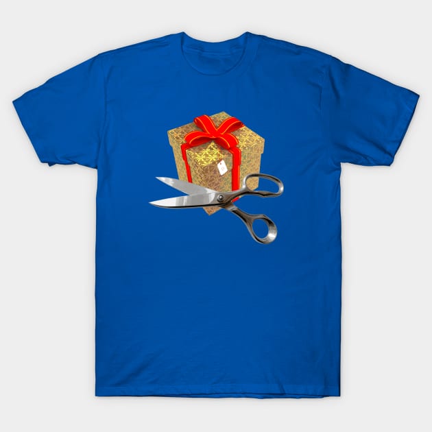 Step one: Cut a hole in the box T-Shirt by ClothedCircuit